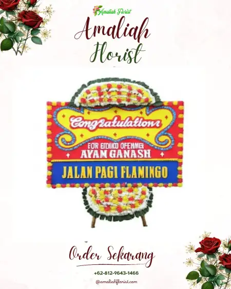 Sewa Papan Bunga Suka Merindu